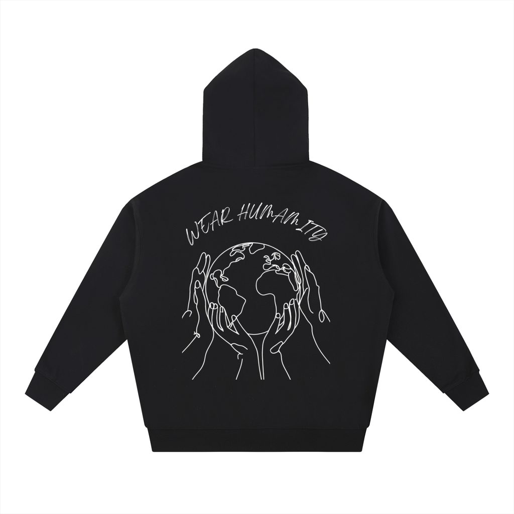 UGIVE. WEAR HUMANITY Essential Heavyweight Hoodie| Nations of Strength Collection