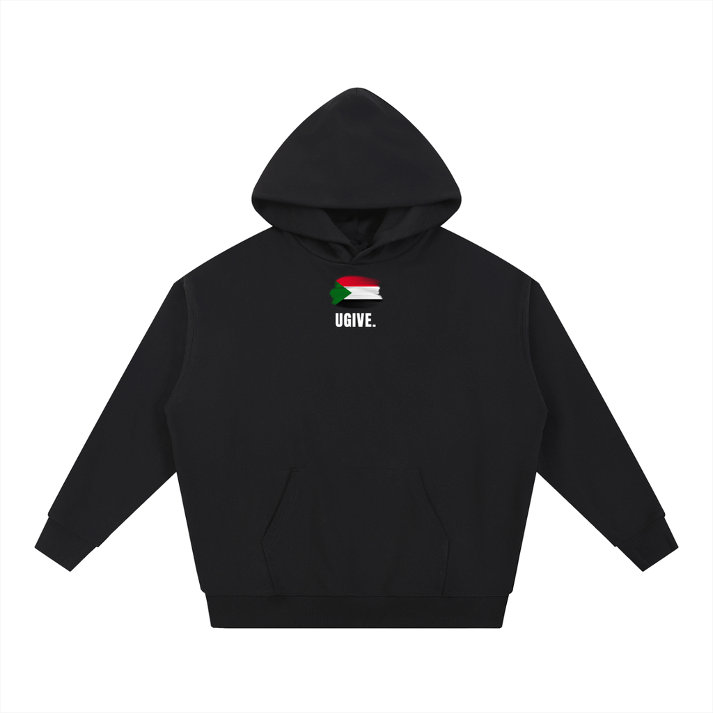 UGIVE. “Sudan” Essential Heavyweight Hoodie| Nations of Strength Collection