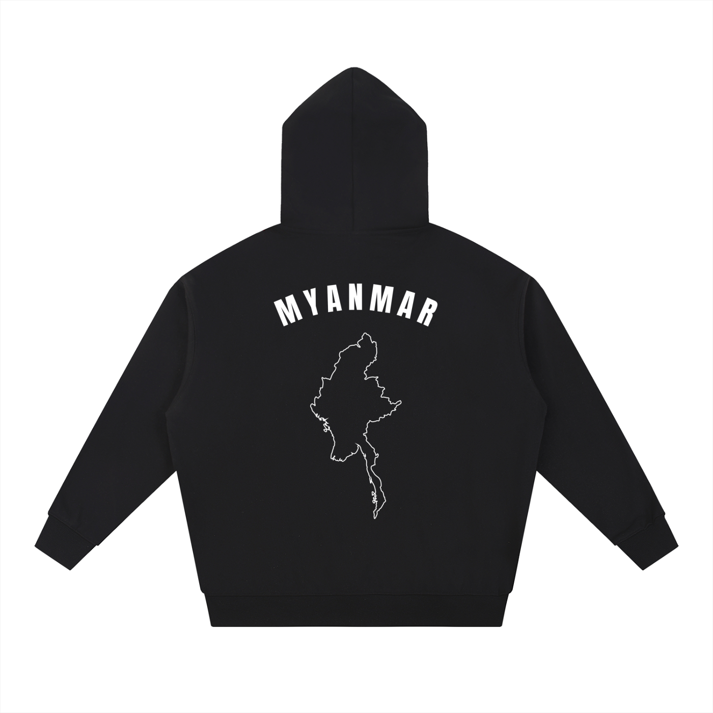 UGIVE. “Myanmar” Essential Heavyweight Hoodie| Nations of Strength Collection