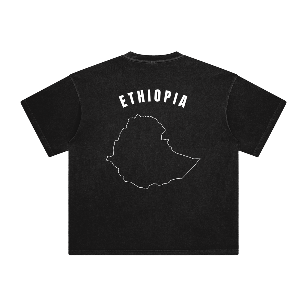UGIVE. “Ethiopia” Oversized Washed T-Shirt
