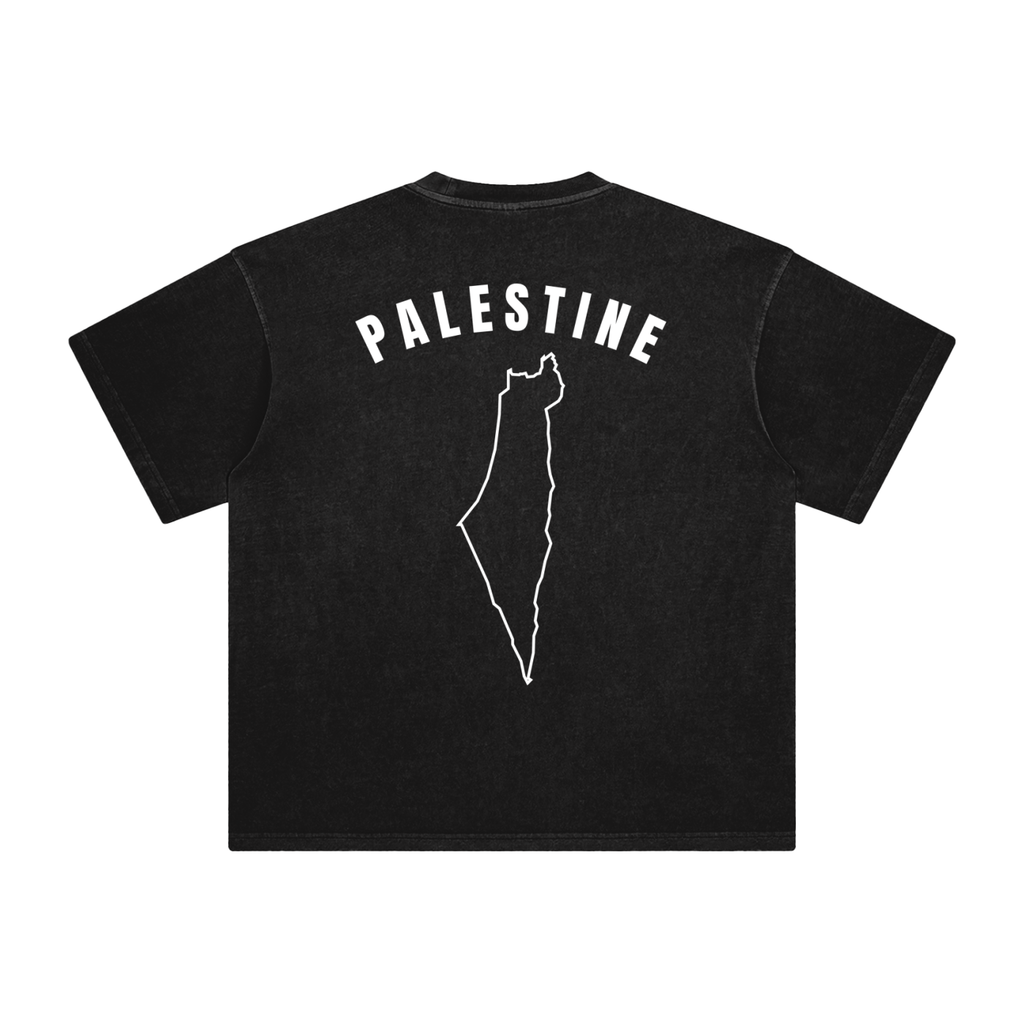 UGIVE. “Palestine” Oversized Washed T-Shirt