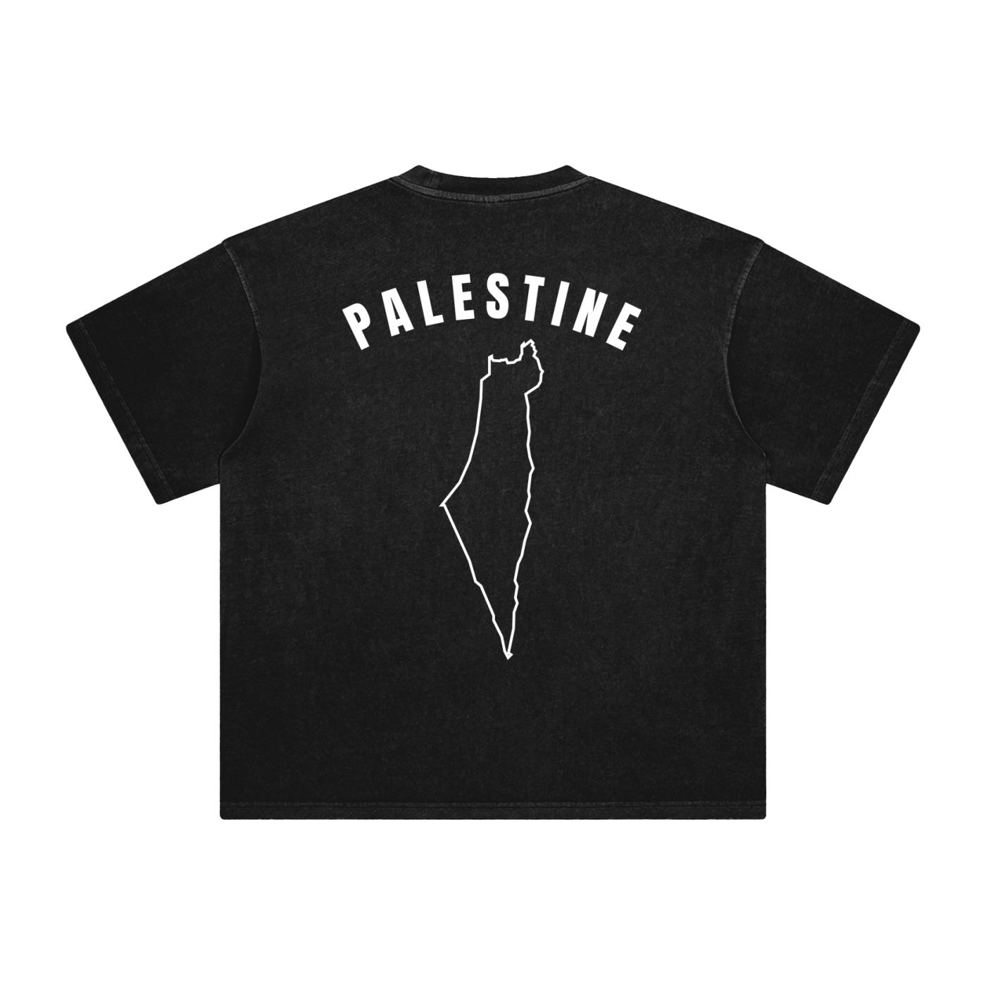 UGIVE. “Palestine” Oversized Washed T-Shirt
