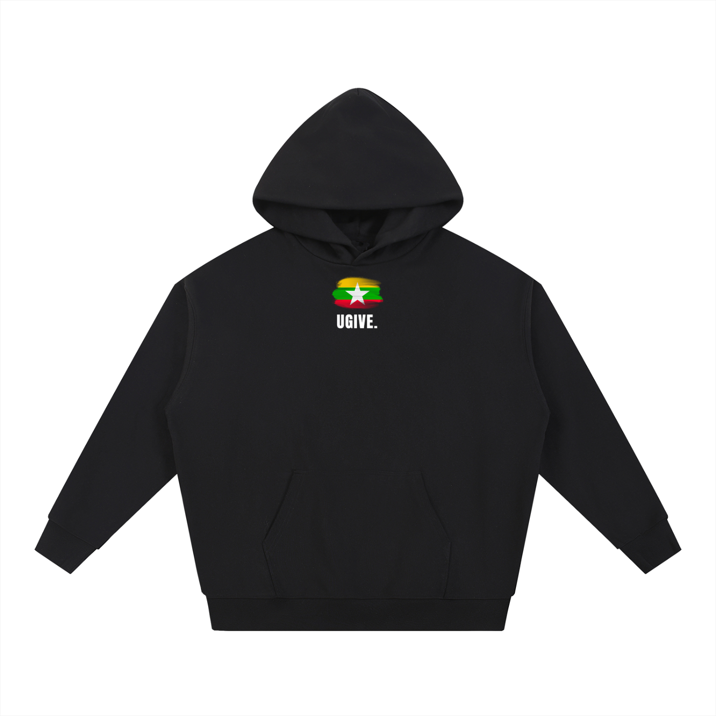 UGIVE. “Myanmar” Essential Heavyweight Hoodie| Nations of Strength Collection